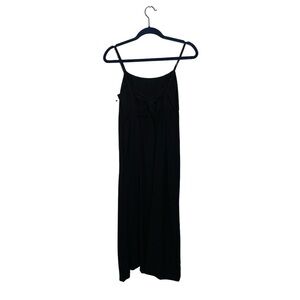 A NEW DAY Black Women's Midi Dress Sz. XS | Back Tie, Spaghetti Straps, Minimal